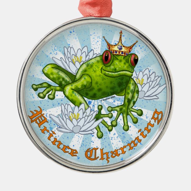 Frog Prince Charming Ornament (Front)