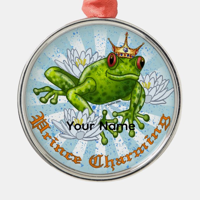 Frog Prince Charming Ornament (Front)