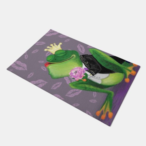 Frog Prince Doormat _ Kissy