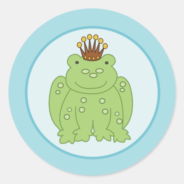 Frog Prince Envelope Seals / Toppers 20 (Front)
