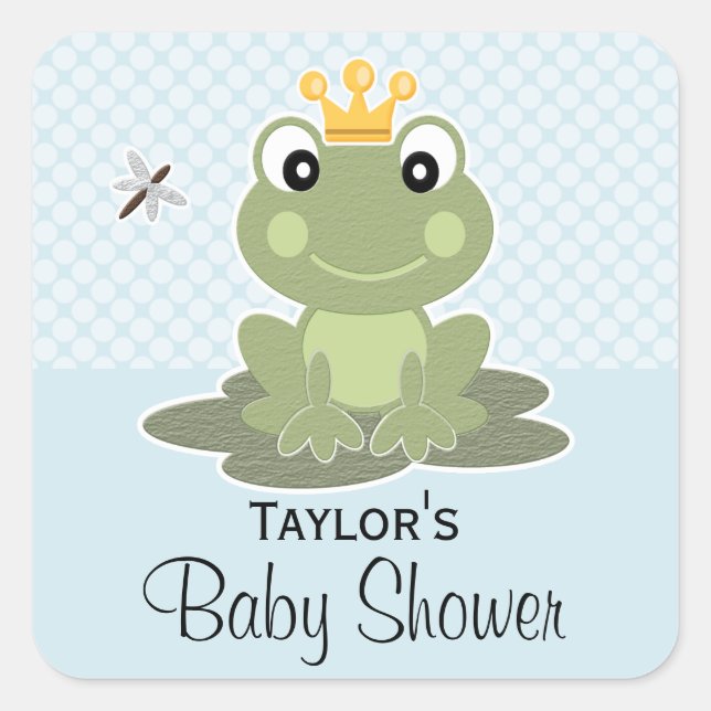 Frog Prince Favor Labels (Front)