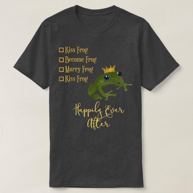 Frog Prince FiveStep Fairytale  T-Shirt (Design Front)
