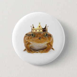 Frog Prince - front Pinback Button