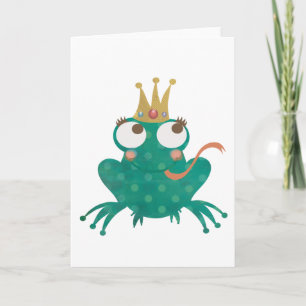 Frog Prince Greeting Card