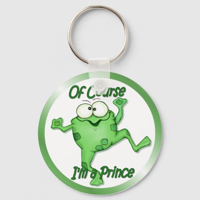 Frog Prince Keychain (Front)