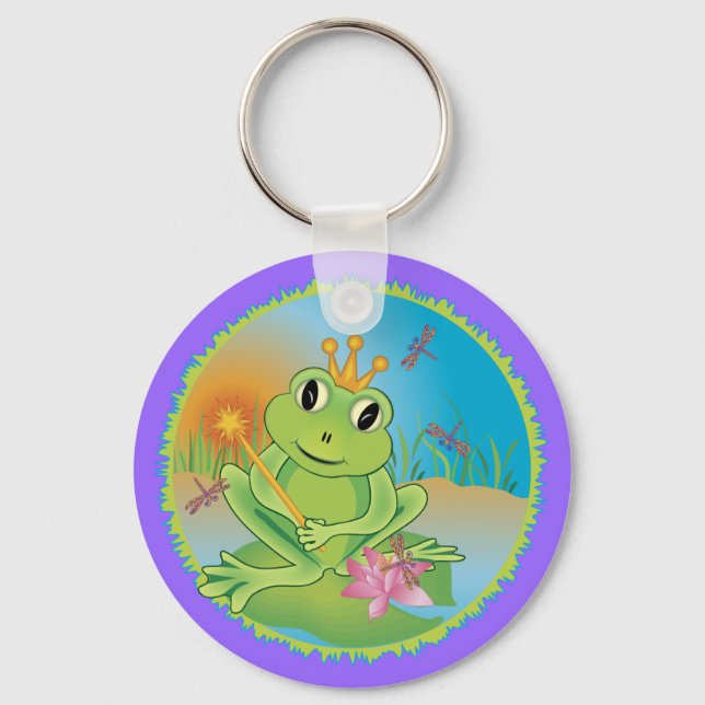 Frog Prince Keychain (Front)