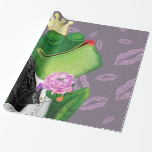 Frog Prince _ Kiss Wrapping Paper