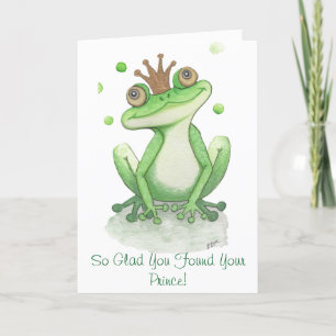 Frog Prince Letterpress Thank You Card