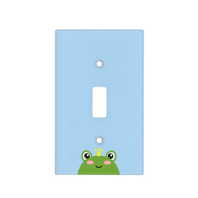 Frog Prince or Princess Light Switch Cover (Front)