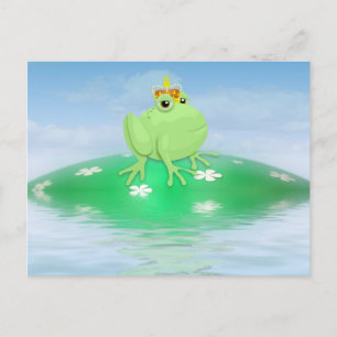 Frog prince postcard