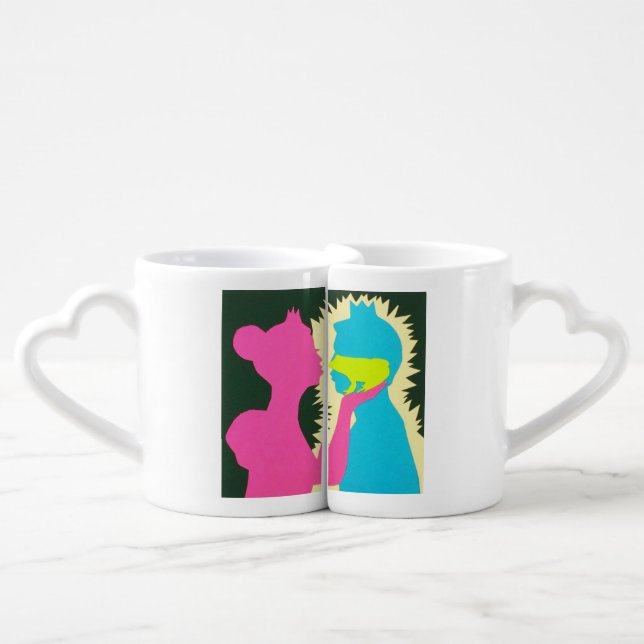 Frog Prince & Princess Mugs (Front Nesting)