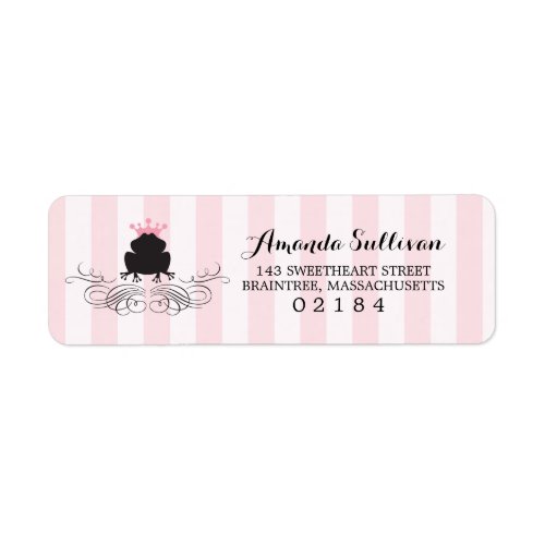 Frog Prince  Return Address Label