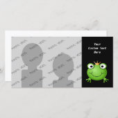 Frog Prince. Smiling Frog with a Crown. (Front/Back)