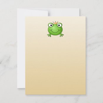 Frog Prince. Smiling Frog With A Crown. by Graphics_By_Metarla at Zazzle