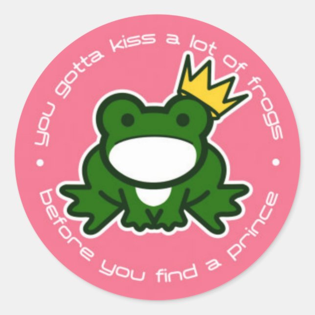 Frog Prince Sticker (Front)