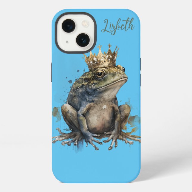 "Frog Prince" Street Theme Customizable Iphone Case (Back)