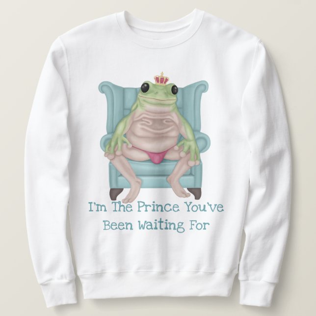 Frog Prince T-Shirt Sweatshirt (Design Front)