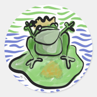 Frog Prince Valentine Sticker