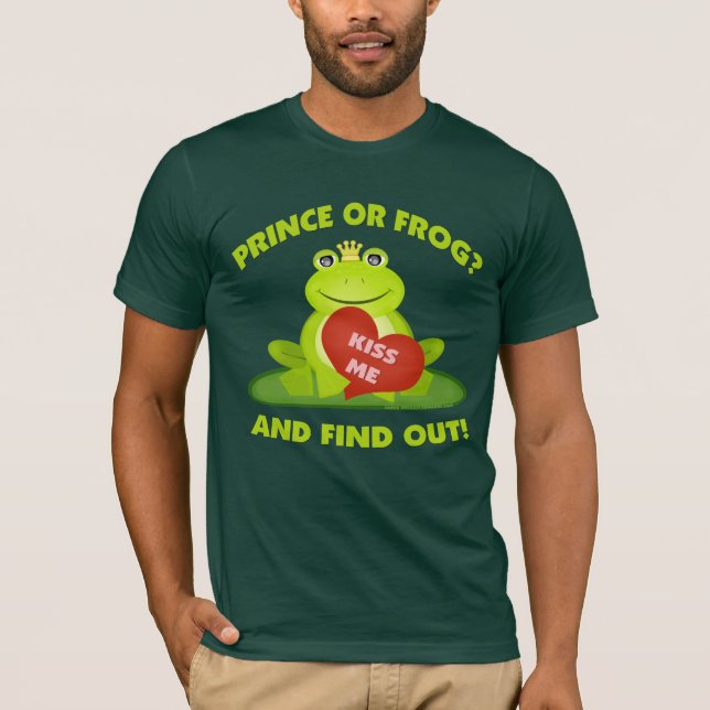 Frog Prince Valentine's Day T-Shirt (Front)