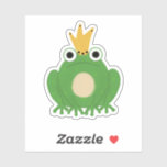 Frog Prince Vinyl Sticker