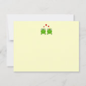 Frog Princess and Frog Prince, with hearts. (Back)