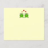 Frog Princess and Frog Prince, with hearts. (Back)
