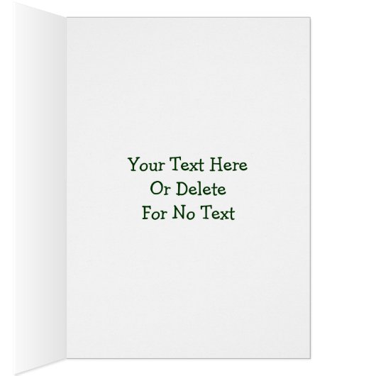 Frog Princess On Throne Cute Card (Inside (Right))