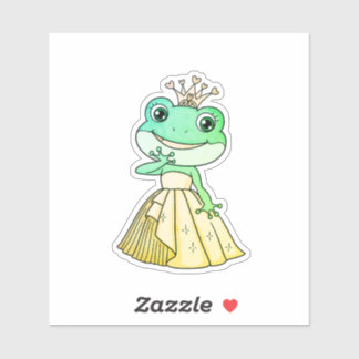 Frog Princess Sticker