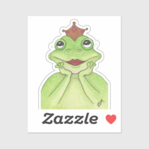 Frog Princess Sticker