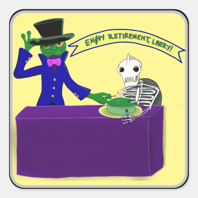 Frog Proper Retirement Sticker (Front)