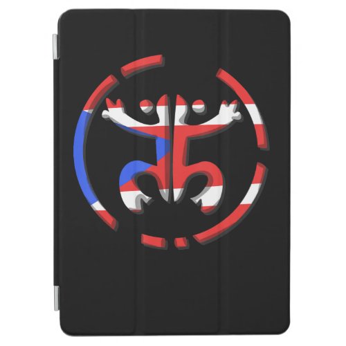 Frog  Puerto Rico Flag With Coqui Frog iPad Air Cover