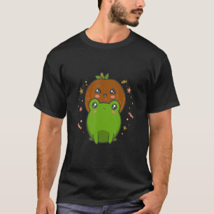 frog pumpkin cute candy T-Shirt