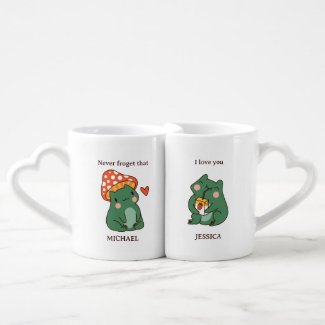 Frog Pun Cute Couple in Love Funny Valentine's Day