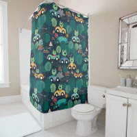 happy frog Shower Curtain with Hooks : : Home & Kitchen