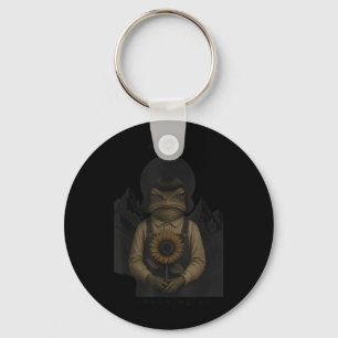 Frog Rage Is Consuming Me Sarcastic Meme Funny Keychain