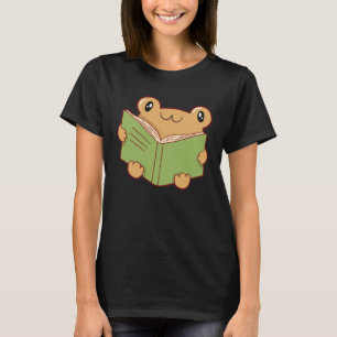 frog reading book T-Shirt