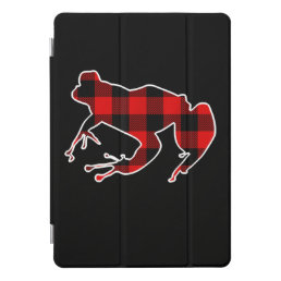 Frog Red Plaid | Frog Lover Gifts | I Love My Frog iPad Pro Cover