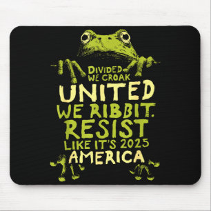 Frog Resist Cute Funny  Mouse Pad