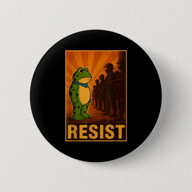 Frog Resist Rtland Frog Protest - Rtland Frog Acti Button (Front)