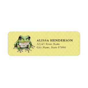 Frog Return Address Labels