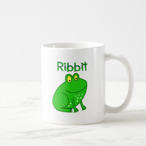 Frog Ribbit Coffee Mug
