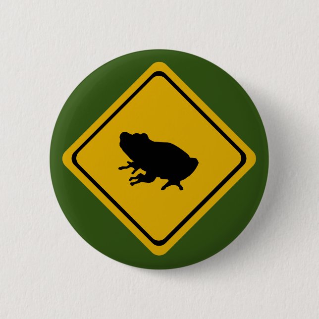 frog road sign button (Front)
