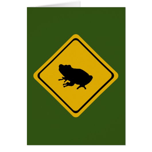 frog road sign cards (Front)