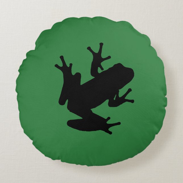 frog round pillow (Front)