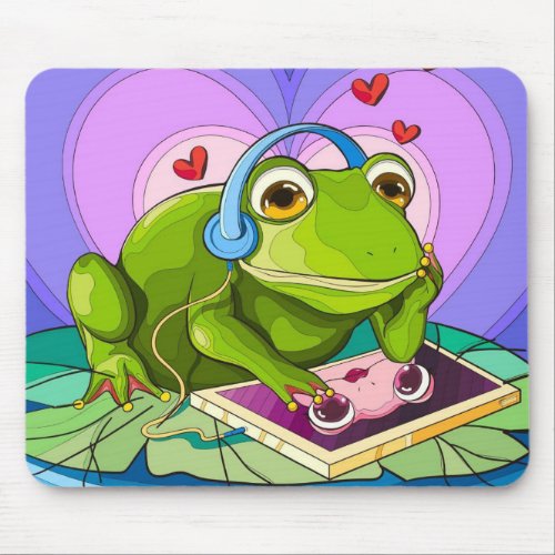 Frogs Digital Love Mouse Pad