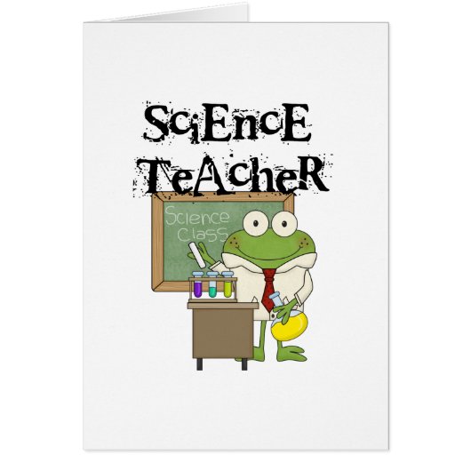 Frog Science Teacher Cards (Front)