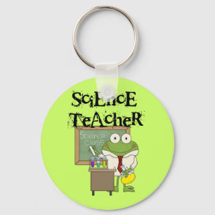 Frog Science Teacher Keychain