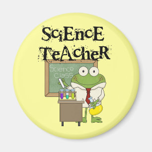 Frog Science Teacher Magnet