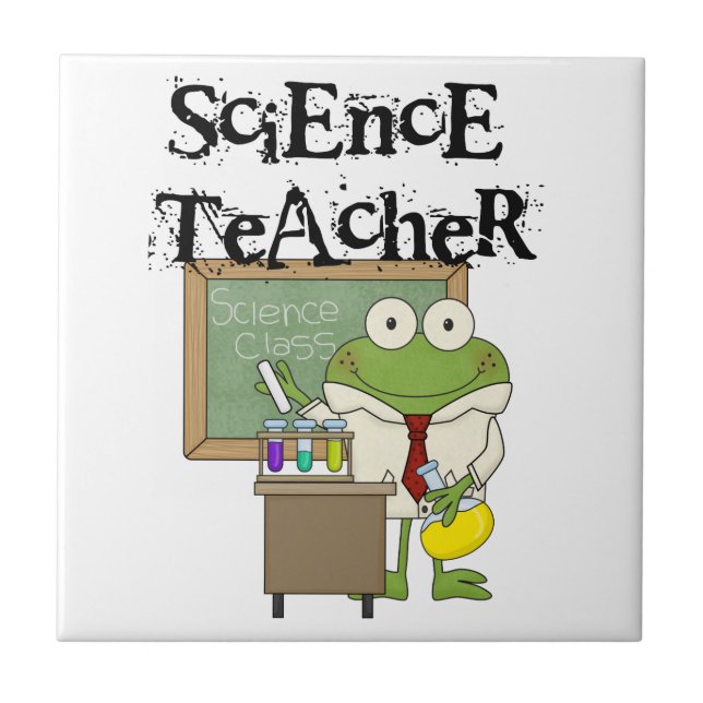 Frog Science Teacher Tile (Front)