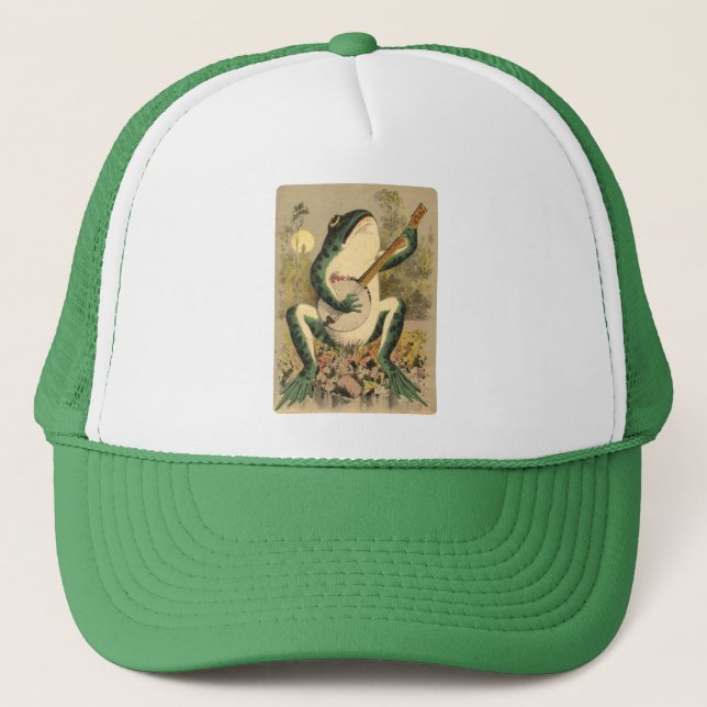 Frog Serenade Truckers Hat (Front)